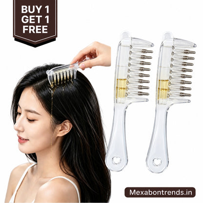 ScalpFlow™ Oil Dispensing Scalp Massage Comb