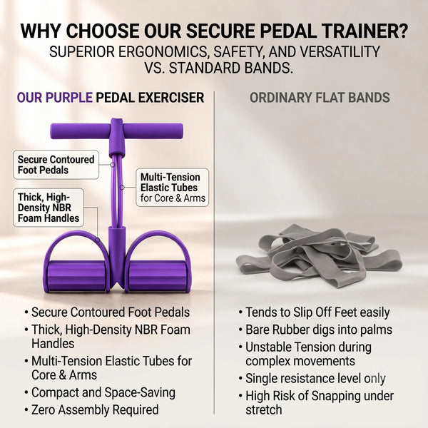 Why Our Pedal Trainer Beats Standard Resistance Bands