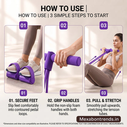Yoga Pedal Puller Resistance Band Fitness Equipment