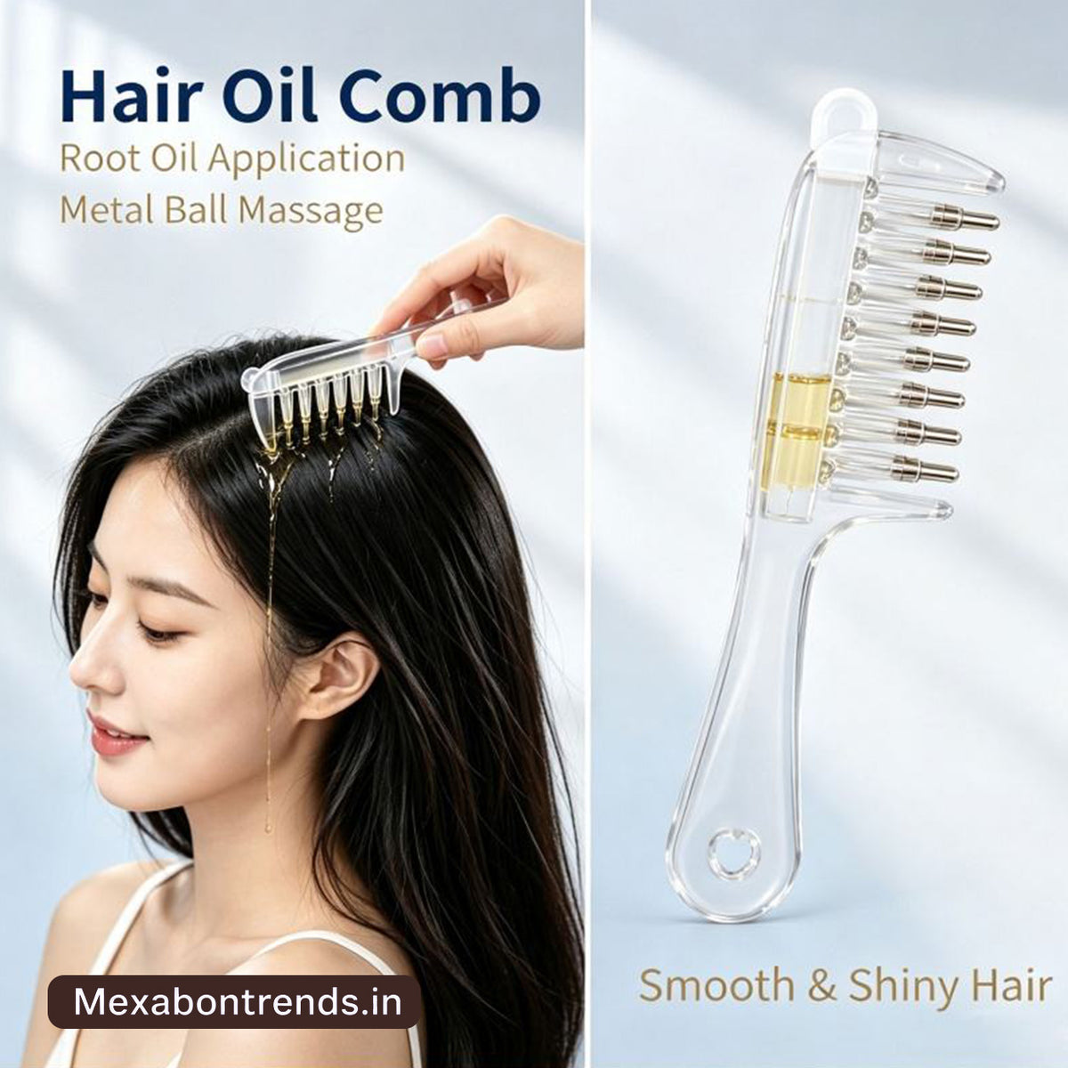 ScalpFlow™ Oil Dispensing Scalp Massage Comb