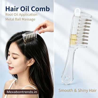 ScalpFlow™ Oil Dispensing Scalp Massage Comb